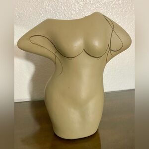 Bloomingville Nude Fenale Torso Ceramic Sculpture / Vase